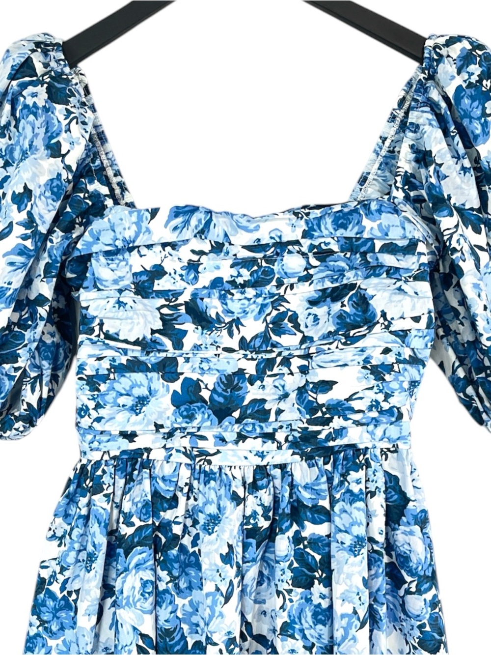 Abercrombie & Fitch The A&F Emerson Poplin Puff Sleeve Mini Dress Size Small - Picture 7 of 10
